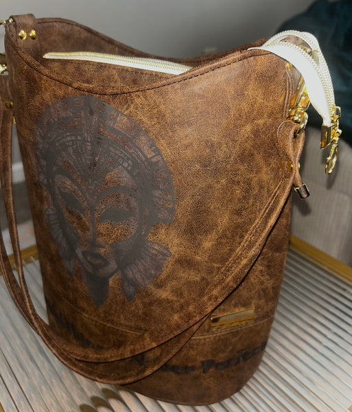 “A Beautiful Thing is Never Perfect” Bucket Bag